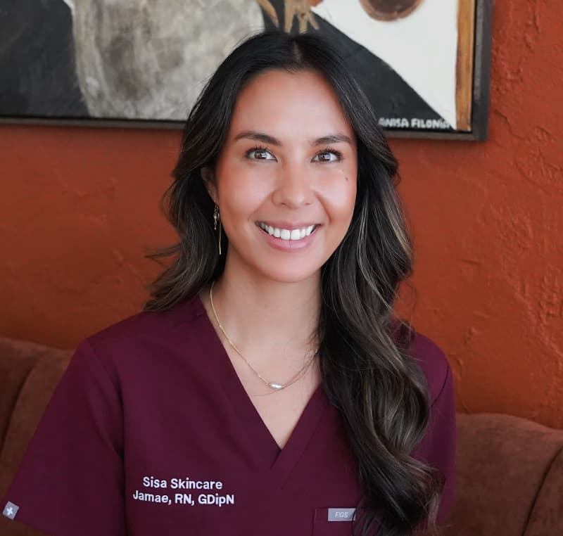 jamae ocampo nurse at sisa skincare