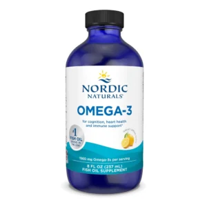 Nordic Naturals Omega-3 supplement bottle - Sisä Skincare