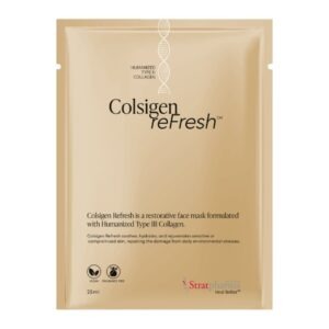 Colsigen Refresh collagen face mask with Humanized Type III Collagen for hydration and skin barrier support
