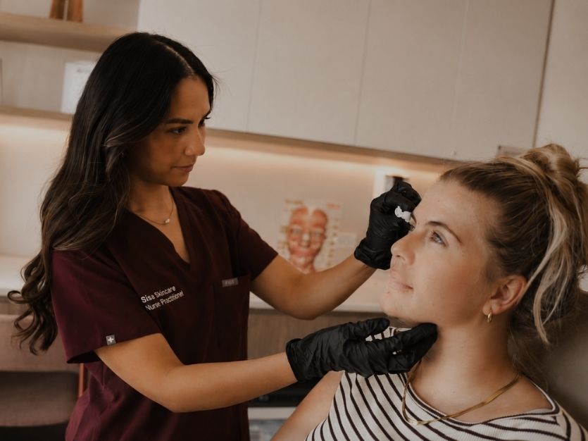 Consultation for facial volume loss and facial rejuvenation at Sisä Skincare Northern Beaches