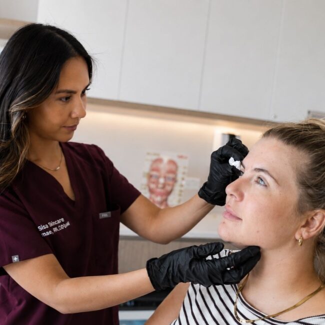 Wrinkle and fine lines treatment at Sisä Skincare, a skin and laser clinic in Sydney.