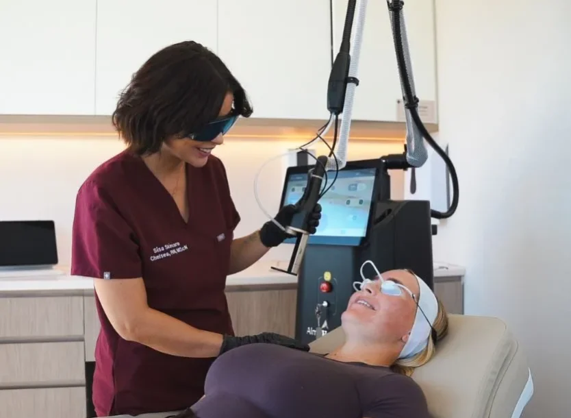 Alma Hybrid laser resurfacing treatment at Sisä Skincare in Freshwater, Northern Beaches