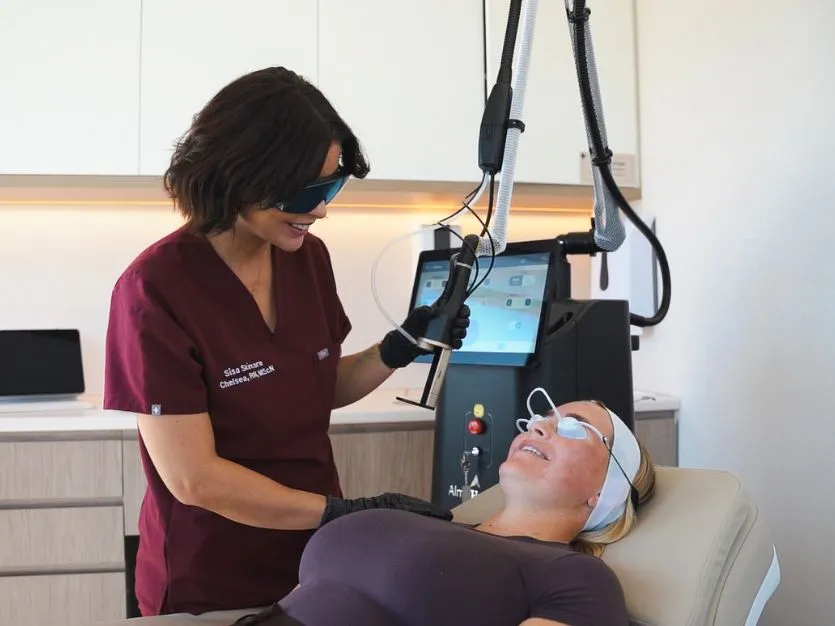 Alma Hybrid laser resurfacing treatment at Sisä Skincare in Freshwater, Northern Beaches