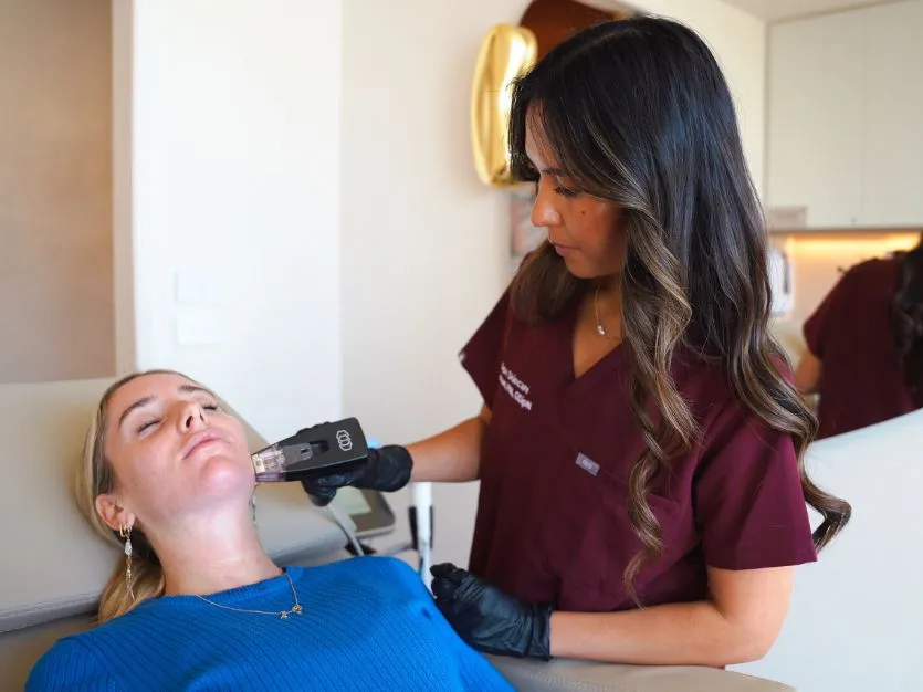 Morpheus8 skin tightening treatment performed by a registered nurse at Sisä Skincare in Freshwater, Northern Beaches Sydney