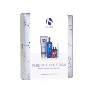 The five iS Clinical Pure Care Collection products unboxed